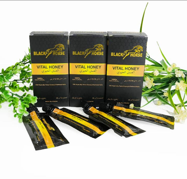 BLACK HORSE VITAL HONEY - 22g (6 PACK) for MEN