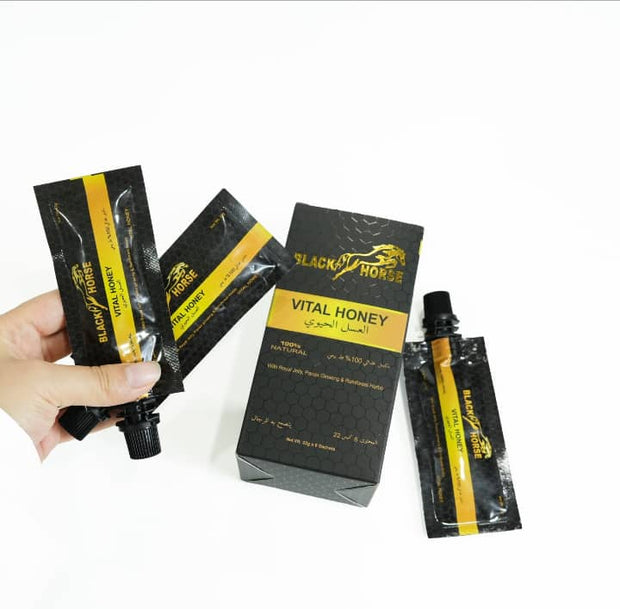 BLACK HORSE VITAL HONEY - 22g (6 PACK) for MEN